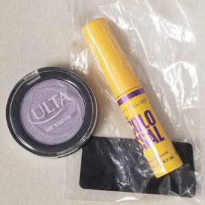 Maybelline colossal mascara with an Ultra eyeshadow